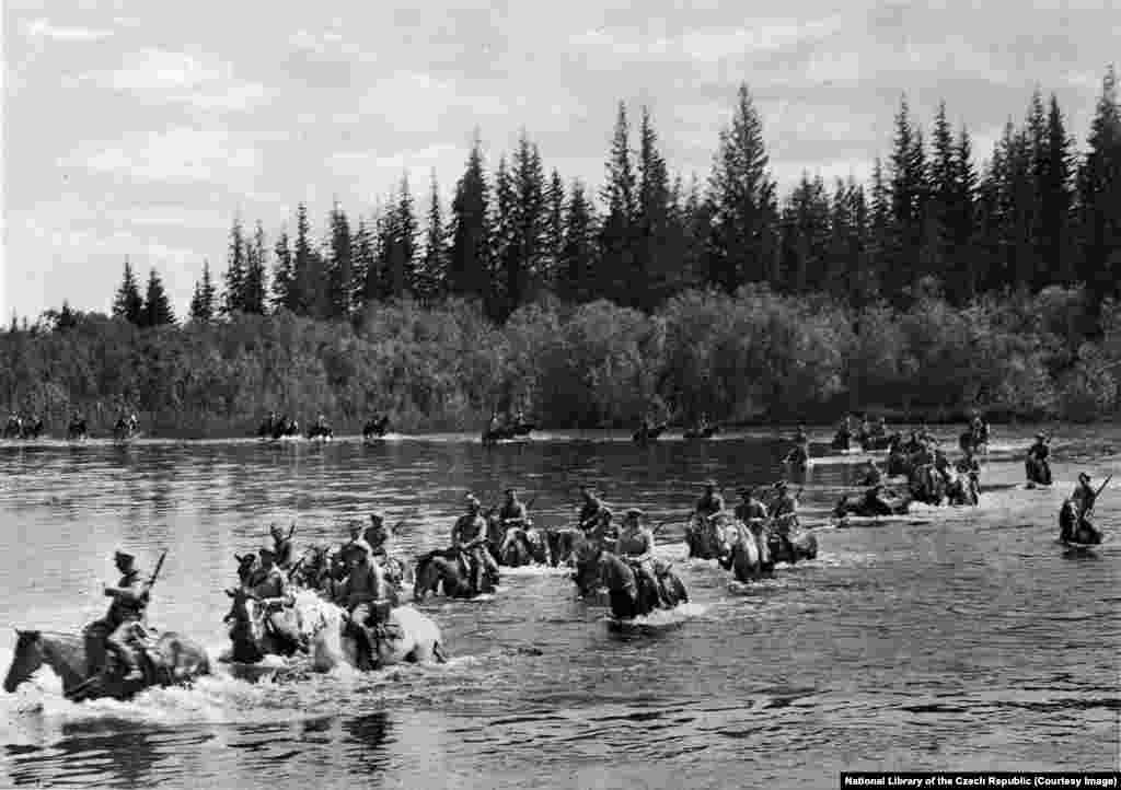 With the war still raging to their west, the hunted legion’s only escape route was east through Siberia to the port city of Vladivostok -- a quarter of the way around the world.