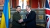 Президент України Володимир Зеленський і лідер Лейбористської партії Великої Британії Кір Стармер (праворуч) у Вестмінстерському палаці. Лондон, 8 лютого 2023 року
