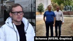 Критики Андрія Смирнова (ліворуч) часто вказують на його спільне фото з Портновим