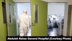 U Opštoj bolnici je, prema riječima doktora Drljevića, sprovedena kampanja o potrebi vakcinisanja (na fotografiji: COVID odjeljenje Opšte bolnice u Sarajevu, 6. oktobar 2021.)