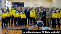 Українські військові перед виїздом на Invictus Games, 14 жовтня 2018 року