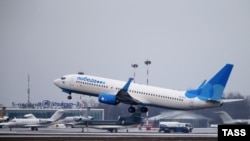 Самолет российский авиакомпании Победа