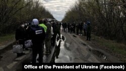 Обмін почався 16 квітня на КПВВ Майорськ