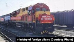 Поїзд із Китаю до Грузії, фото ілюстративне