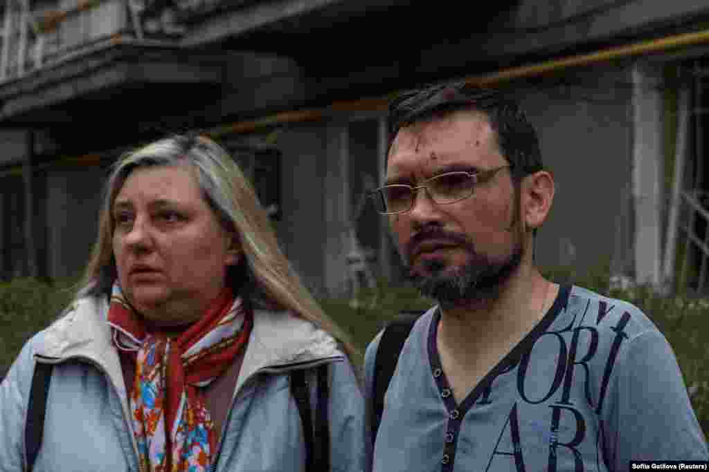 Постраждалі харків&#39;яни в результаті нового обстрілу Харкова Росією, 7 квітня 2024 року