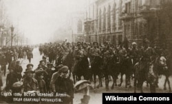 Бійці комбрига Григор’єва входять до Одеси, квітень 1919 року