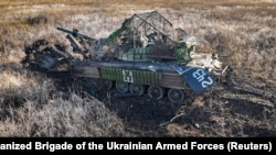 Знищений російський танк біля Вугледару, 5 листопада 2023 року