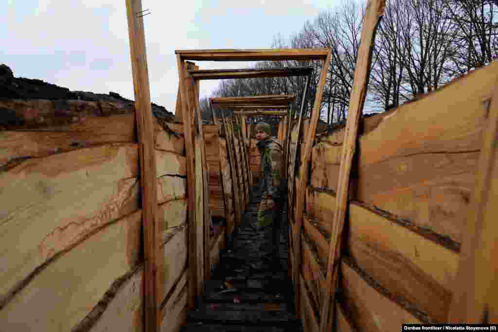 Головний інженер батальйону 117-ї бригади на позивний «Бакс» показує те, що встигли зробити.