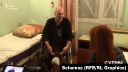 Житель селища Чкаловське на Харківщині Сергій Азов, який підірвався на міні