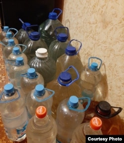 Заготовлена вода (фото Поліни)