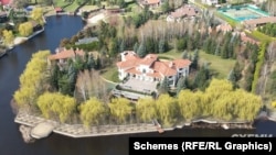 Luksuzno imanje u regionu Kijeva za koje je istražna jedinica Schemes ukrajinskog servisa RSE otkrila da pripada Portnovu.