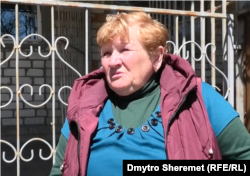 Жителька села Давидів Брід Тетяна