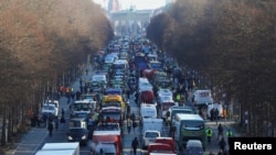 Німецькі фермери протестують в Берліні, Німеччина, 8 січня 2024