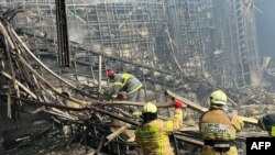 Наслідки пожежі у «Крокус Сіті Хол» під Москвою. Росія. 23 березня 2024 року