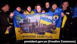 Один із обмінів «азовців», лютий 2024 року