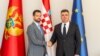 Predsjednici Crne Gore i Hrvatske Jakov Milatović i Zoran Milanović u Zagrebu 4. rujna