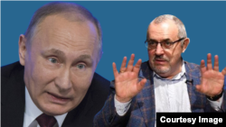 Владимир Путин и Борис Надеждин, коллаж