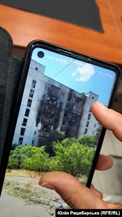 Такий вигляд має її будинок у Сєвєродонецьку