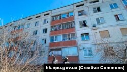 Ілюстраційне фото. Наслідки російських обстрілів у Куп’янську, квітень 2024 року