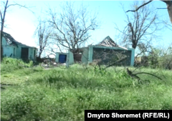 Розбиті будинки, Сухий Ставок, квітень 2023 року