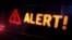 Illustration of an electronic alert