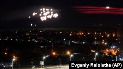 Сили ППО збивають дрони в Києві, 30 травня 2023 року