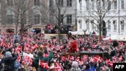 Карета королеви Данії прямує до парламенту для зречення трону, Копенгаген, 14 січня