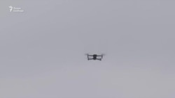 Дрон, отправленный с "Шехерезады" для наблюдения за съемочной группой Радио Свобода Дрон, отправленный с "Шехерезады" для наблюдения за съемочной группой Радио Свобода