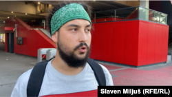 Ivan Bjelić, jedan od devetoro aktivista koji je krenuo put Loznice, grada u čijoj okolini globalni rudarski gigant, australijski Rio Tinto, planira eksploatacija litijuma, 25. jun 2024.