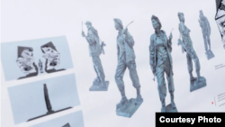 Первый вариант будущего памятника Ольге Качуре. Фото: пресс-служба АПК