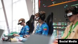 Фестиваль гонок дронов в Грозненском государственном нефтяном техническом университете. Фото: официальная группа университета во "Вконтакте". Апрель 2024 года