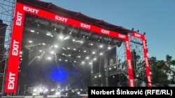 Glavna bina novosadskog "Exit" festivala, jul 2024.