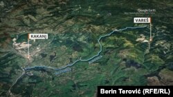 Rijeke s kojih se općina Kakanj snabdijeva pitkom vodom - Trstionica i Bukovica.