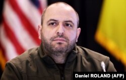 Министр обороны Украины Рустем Умеров во время встречи в формате «Рамштайн». Германия, март 2024 года