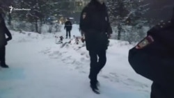 В день похорон Навального, Новосибирск В день похорон Навального, Новосибирск