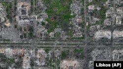 Наслідки бойових дій у Мар’їнці, травень 2023 року