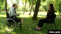 Сергій Райлян під час інтерв'ю Радіо Свобода