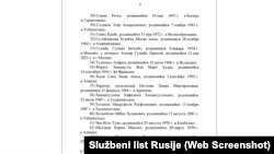 Samac se nalazi kao 29. na spisku više od 40 osoba kojim je Putin ukazom objavljenim 9. januara 2024. dao državljanstvo Rusije
