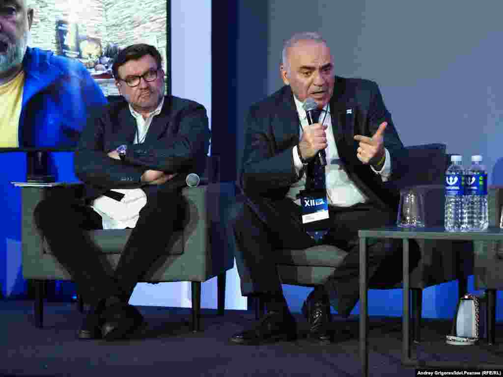 Евгений Киселёв и Гарри Каспаров 