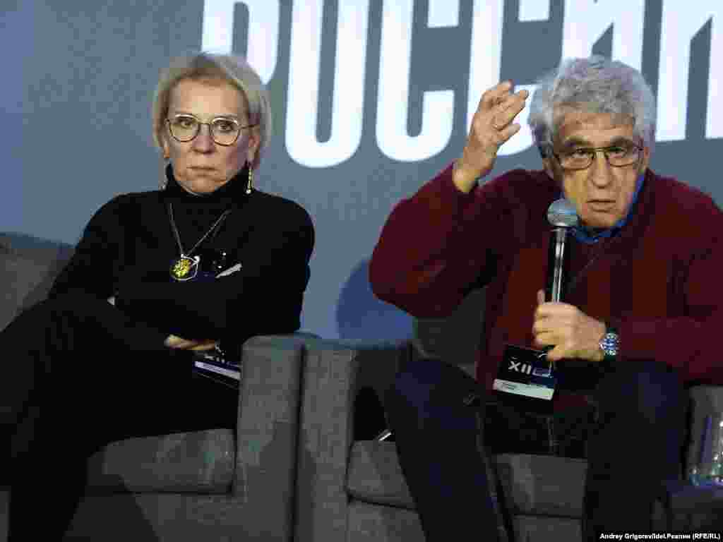 Елена Лукьянова и Леонид Гозман 