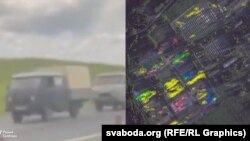 Техніка в таборі в селі Цель, 19 липня 2023 року