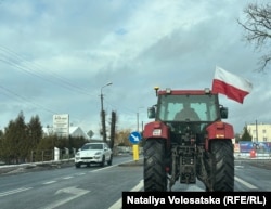 Протест польських фермерів. Пултуск, Польща, 24 січня 2024 року