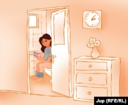 Abuzul de laxative: A aflat despre ele de la o colegă de birou și le ia când vrea să dea jos un număr mai mic de kilograme. A început cu două pastile, până când a ajuns să tripleze doza. Două laxative nu își mai făceau efectul.