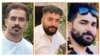 Saeed Yaqoubi (left), Saleh Mirehashemi (center), and Majid Kazemi were executed by Iranian authorities in Isfahan on May 19. 
