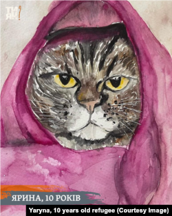 Малюнки Яринки в Британії включили в експозицію «Українське відродження»