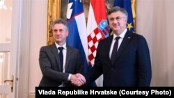 Robert Golob i Andrej Plenković, Zagreb, 14. srpnja 2023.