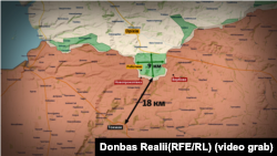 Мапа південного фронту станом на кінець жовтня 2023 року