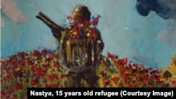 Сім’ї, які через війну були змушені покинути рідні домівки, надіслали Радіо Свобода малюнки своїх дітей