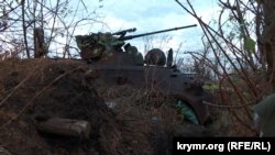 Підбита техніка на колишніх російських позиціях неподалік Роботиного