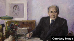 Абрам Черкасский. "Портрет Мухтара Ауэзова"